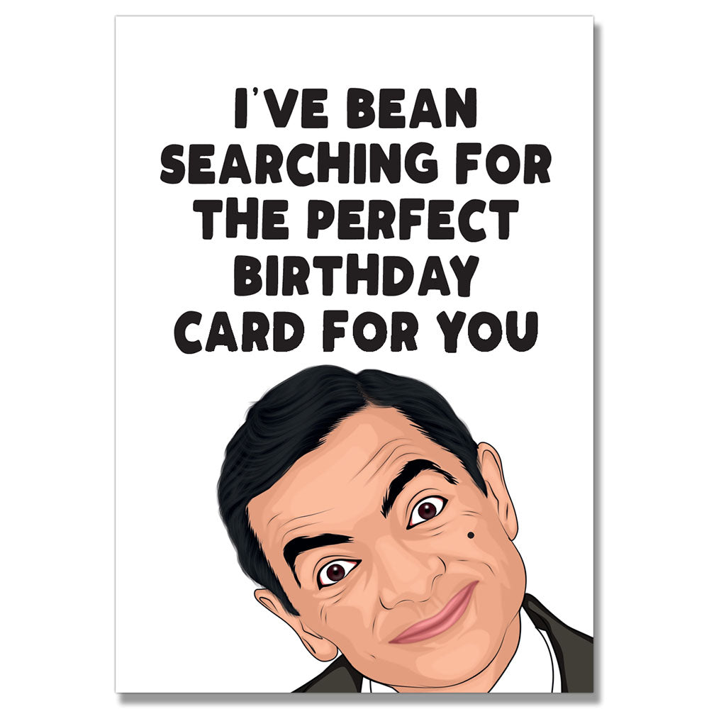 Bean Searching For Perfect Birthday Card PACK OF 6 #1 image